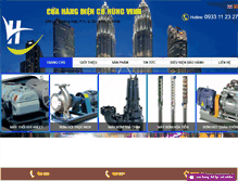 Tablet Screenshot of hungvinhpump.com